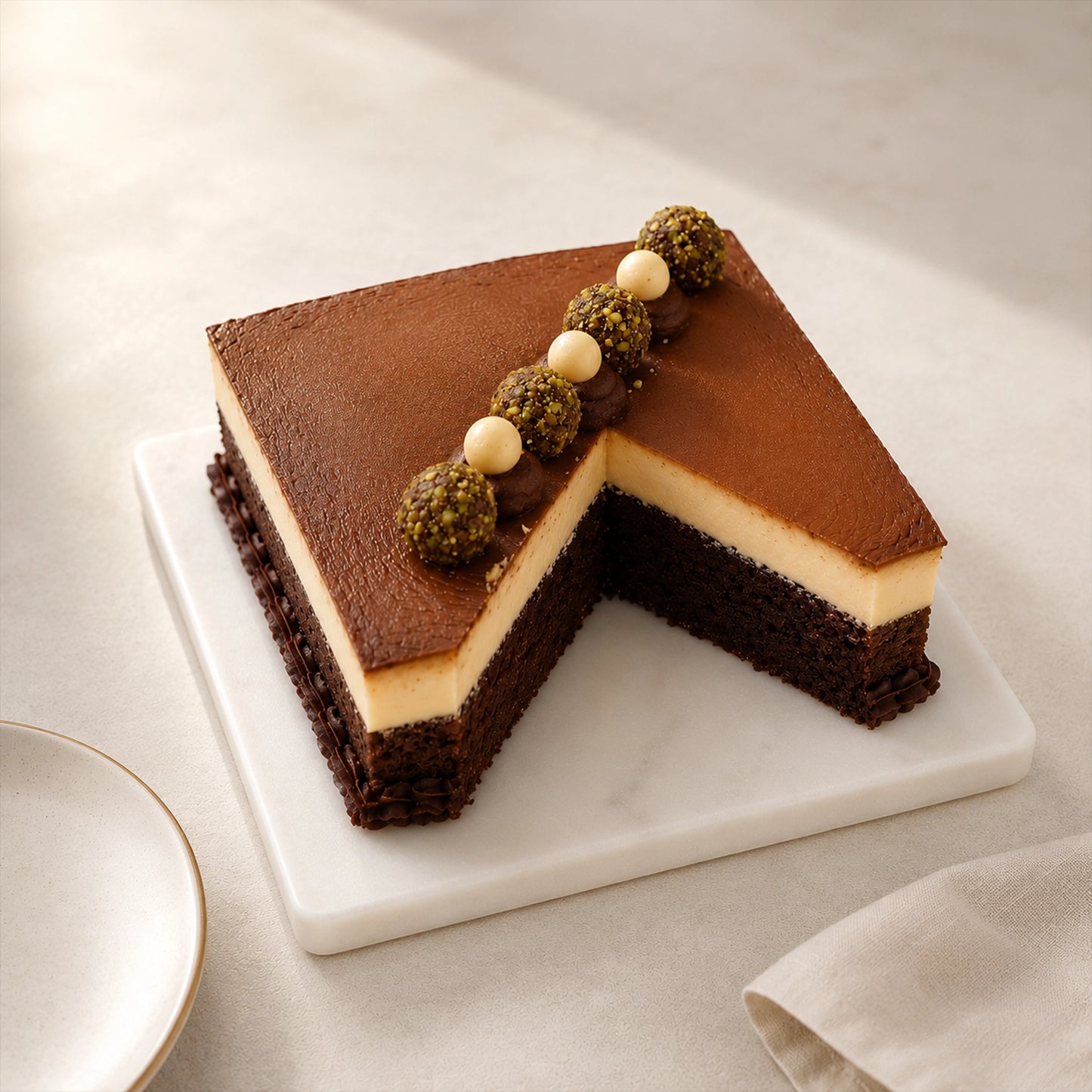Chocoflan de Luxe