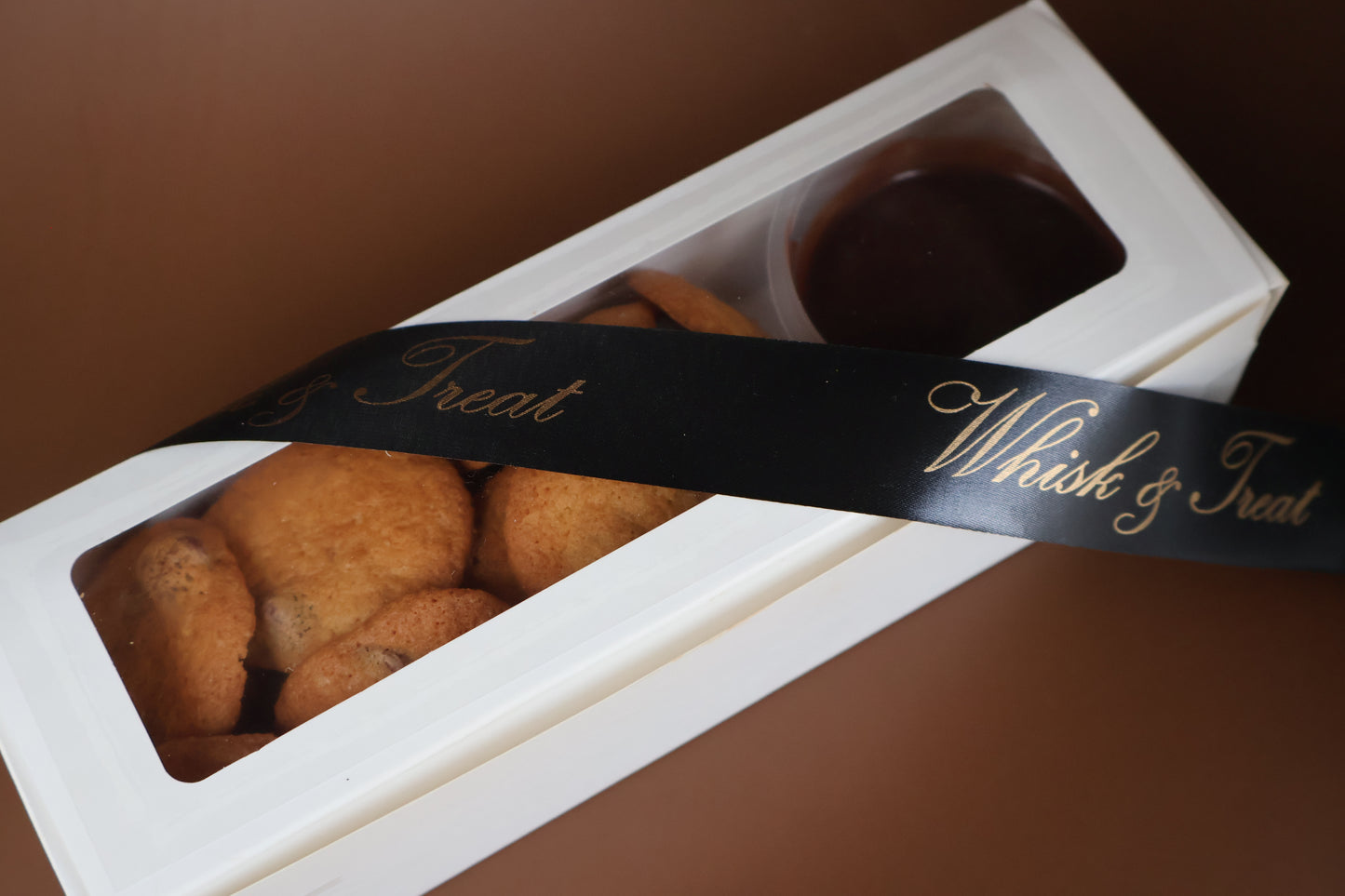 Mini Cookies with Dipping Chocolate Sauce