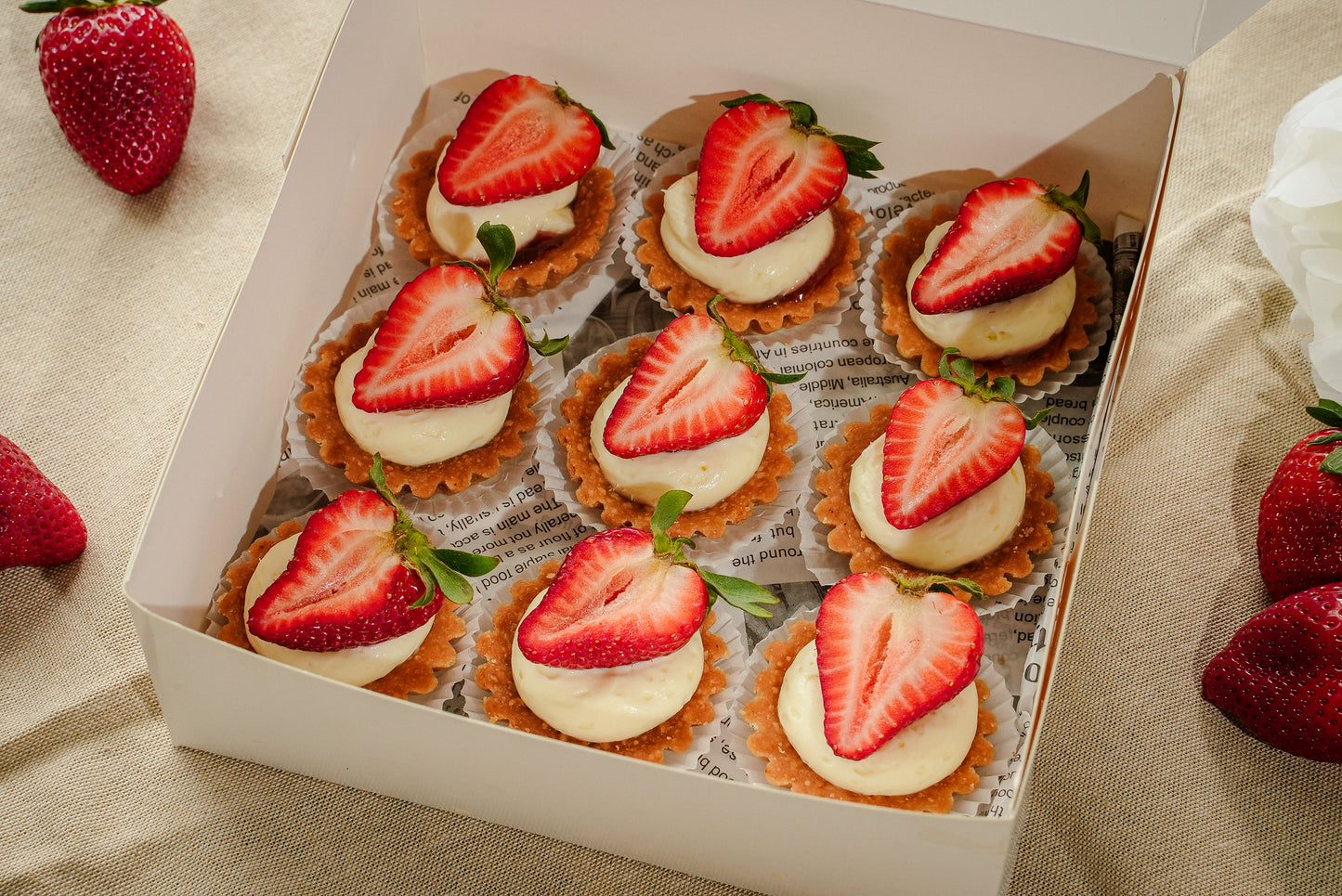 Strawberry Cheese Tart