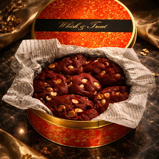 Red Velvet Gooey Cookies