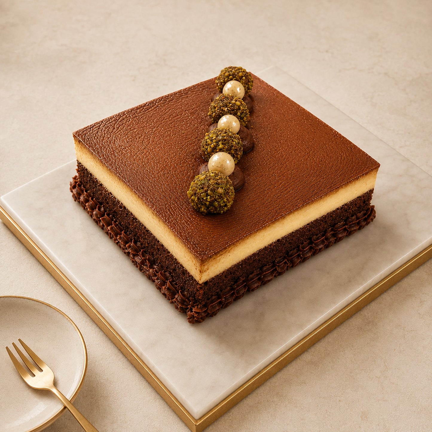 Chocoflan de Luxe