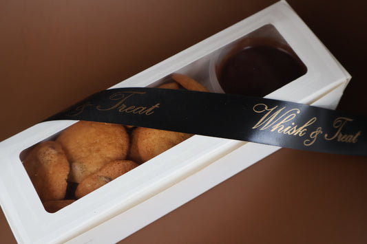 Mini Cookies with Dipping Chocolate Sauce