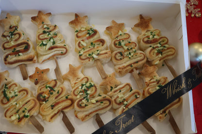 Cheesy Puff Pastry Trees - Box of Ten