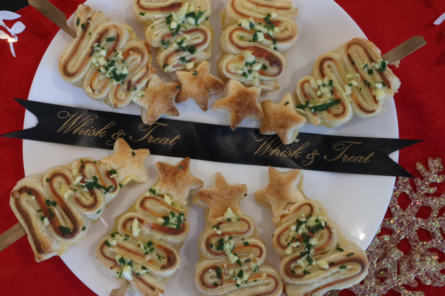 Cheesy Puff Pastry Trees - Box of Ten
