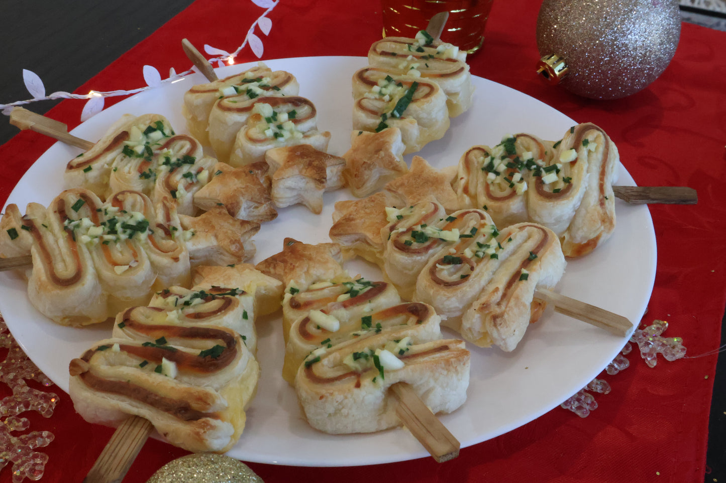 Cheesy Puff Pastry Trees - Box of Ten