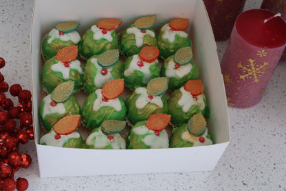 Chocolate & Vanilla Christmas Balls - Box of Sixteen