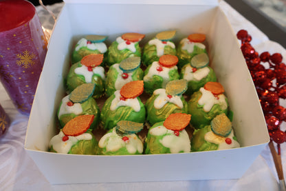 Chocolate & Vanilla Christmas Balls - Box of Sixteen