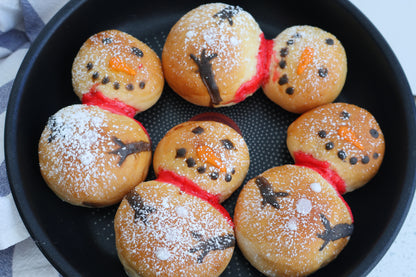 Snowman Buns - Box of Six
