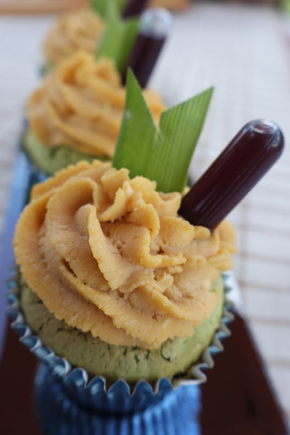 Pandan Gula  Melaka Cupcakes