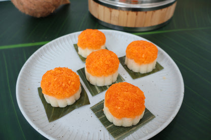 Getuk Ubi - Mashed Cassava Cake / Sweet Cassava Cake -Box of 09 Pieces