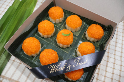Getuk Ubi - Mashed Cassava Cake / Sweet Cassava Cake -Box of 09 Pieces