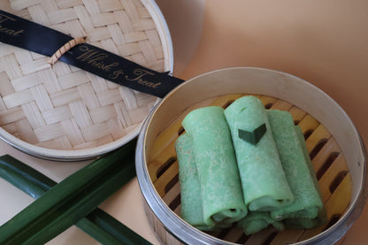 Kuih Dadar  Pandan Coconut Crêpe Rolls - Box of 8 Pieces