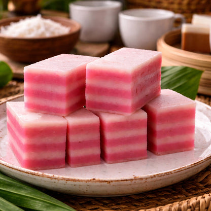 Kuih Lapis / Steamed Layered Cake  - Box of 10 Pieces