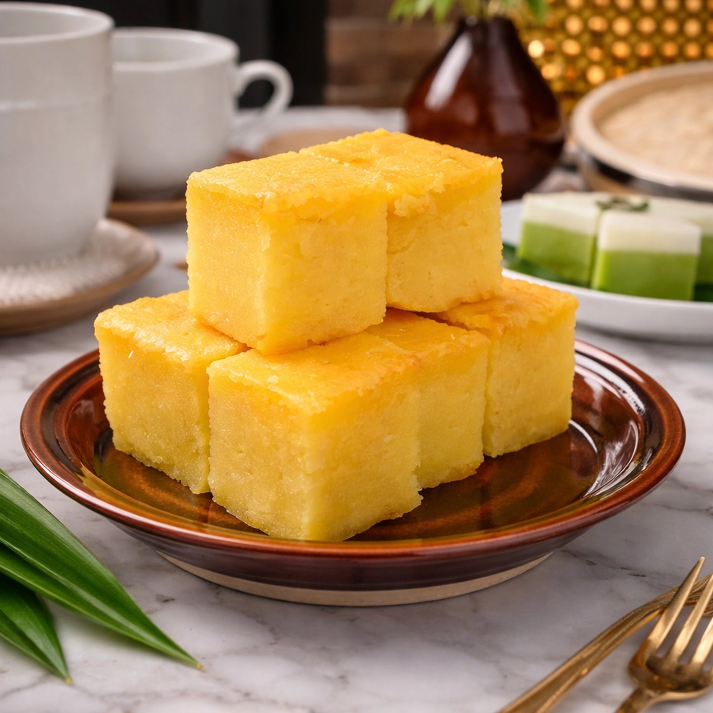 Kuih Bingka / Bake Cassava Cake - Box of 10 Pieces