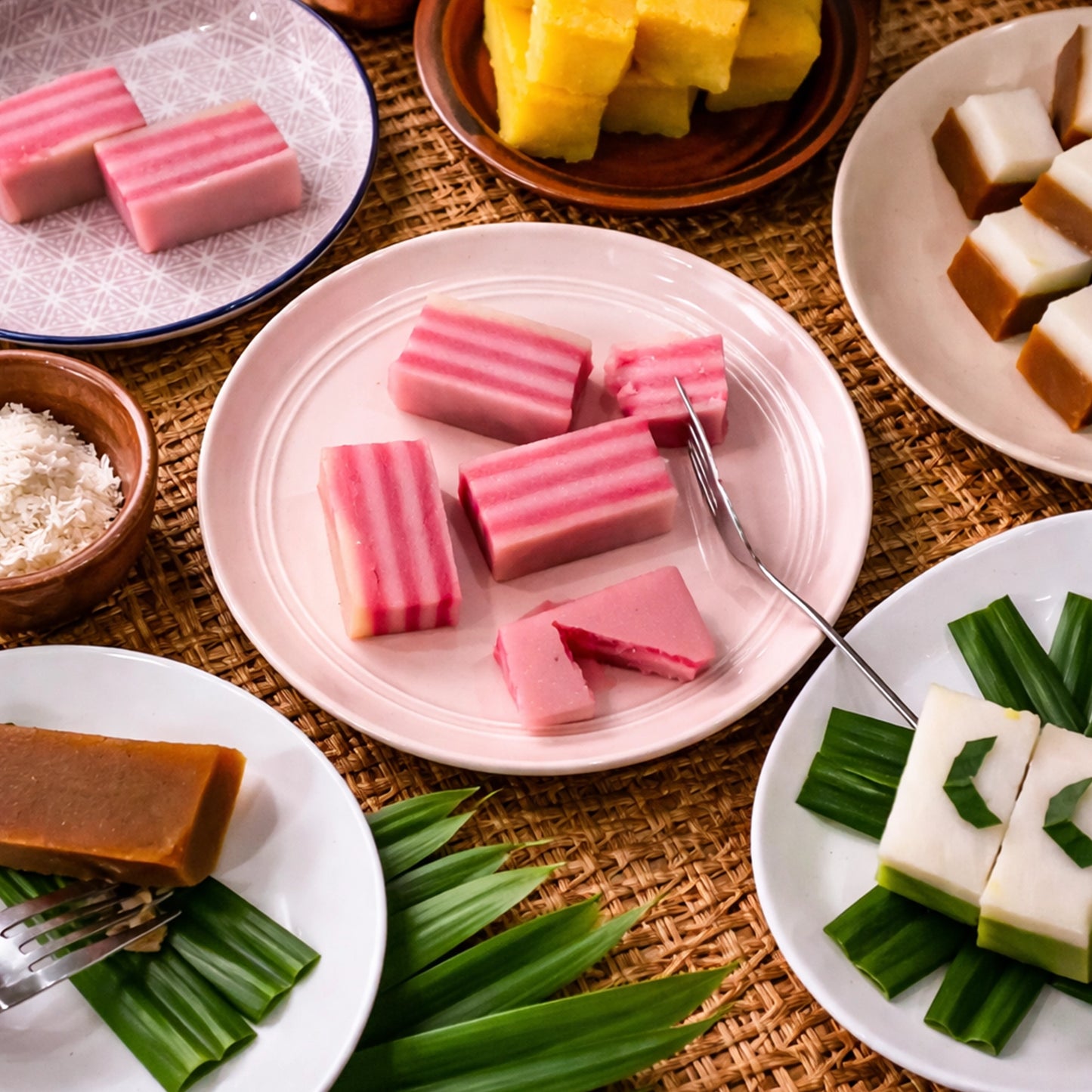 Kuih Lapis / Steamed Layered Cake  - Box of 10 Pieces