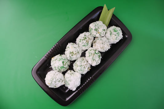 Onde-Onde (Pandan Glutinous Rice Balls) - Box of 15 Pieces